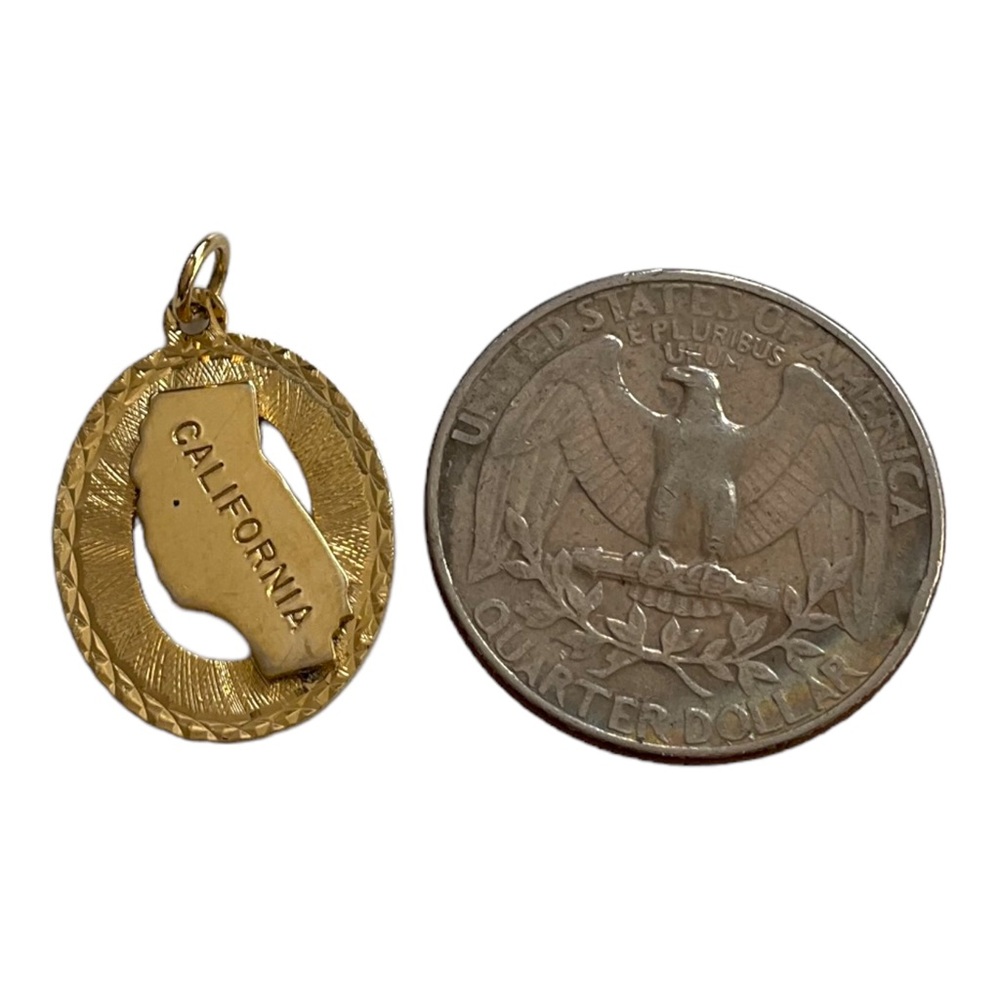 Vintage California Charm Gold Filled GF ESTATE